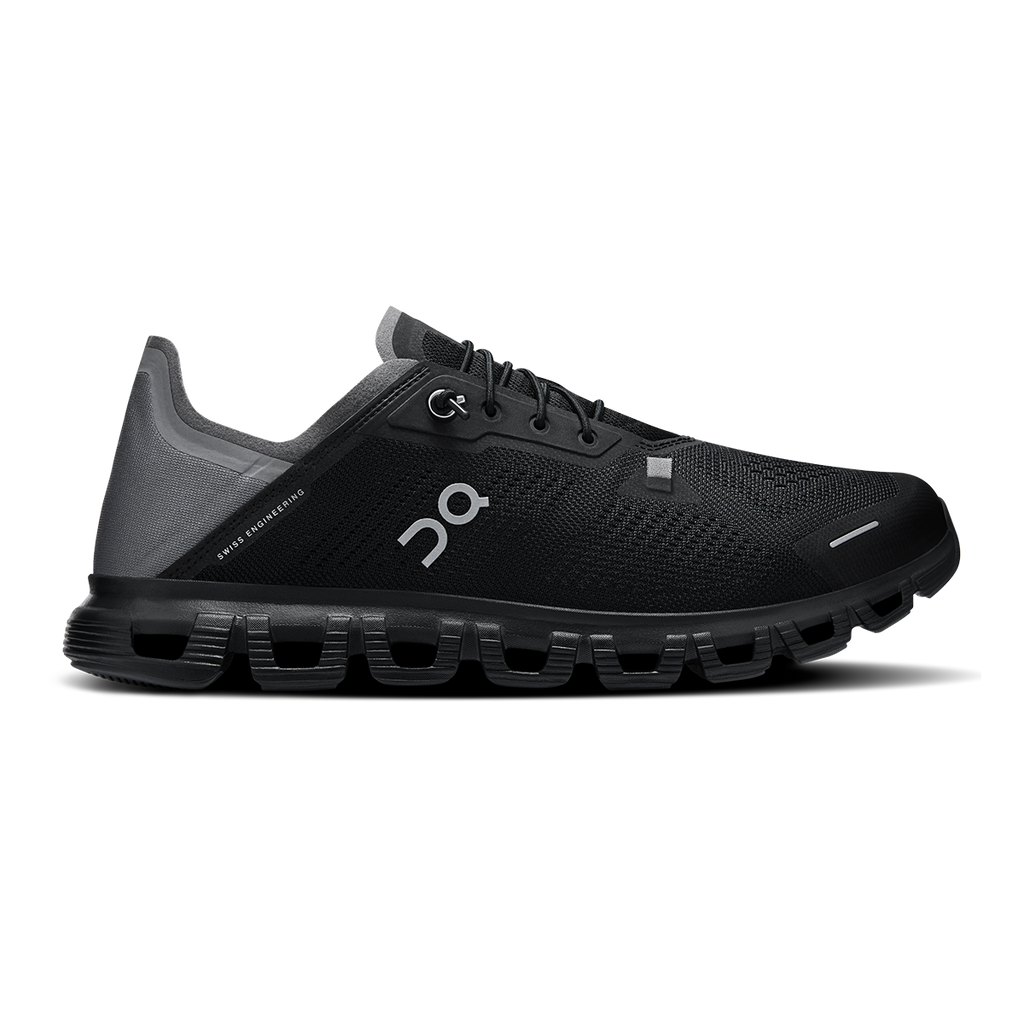 ON Cloud 6 Coast — Black - White — Size D — Width 12.5 — Alternate View 25