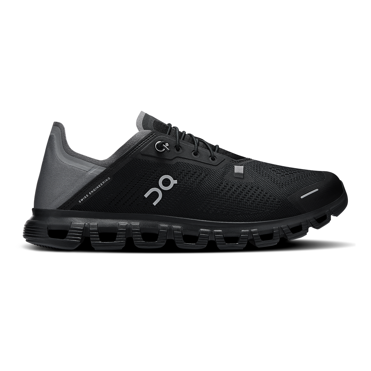 ON Cloud 6 Coast — Black - White — Size D — Width 12.5 — Alternate View 25