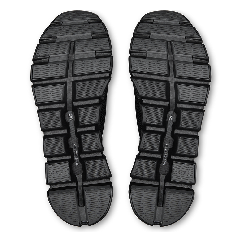 ON Cloud 6 Coast — Black - White — Size D — Width 12.5 — Alternate View 28