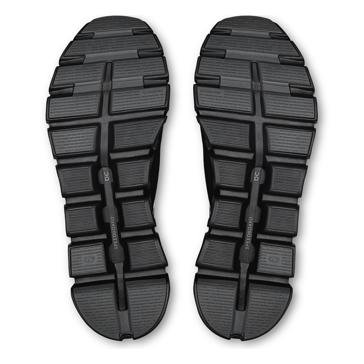 ON Cloud 6 Coast — Black - White — Size D — Width 12.5 — Alternate View 28