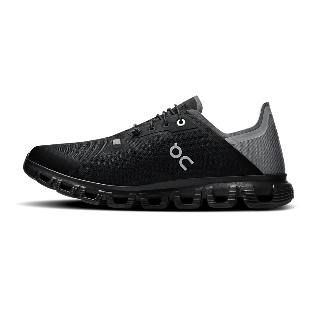 ON Cloud 6 Coast — Black - White — Size D — Width 12.5 — Alternate View 26