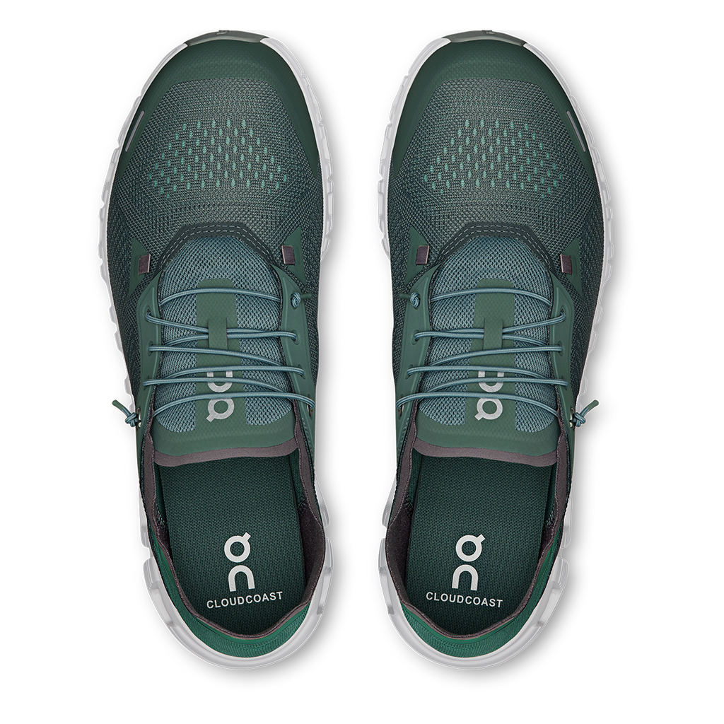 ON Cloud 6 Coast — Black - White — Size D — Width 12.5 — Alternate View 7