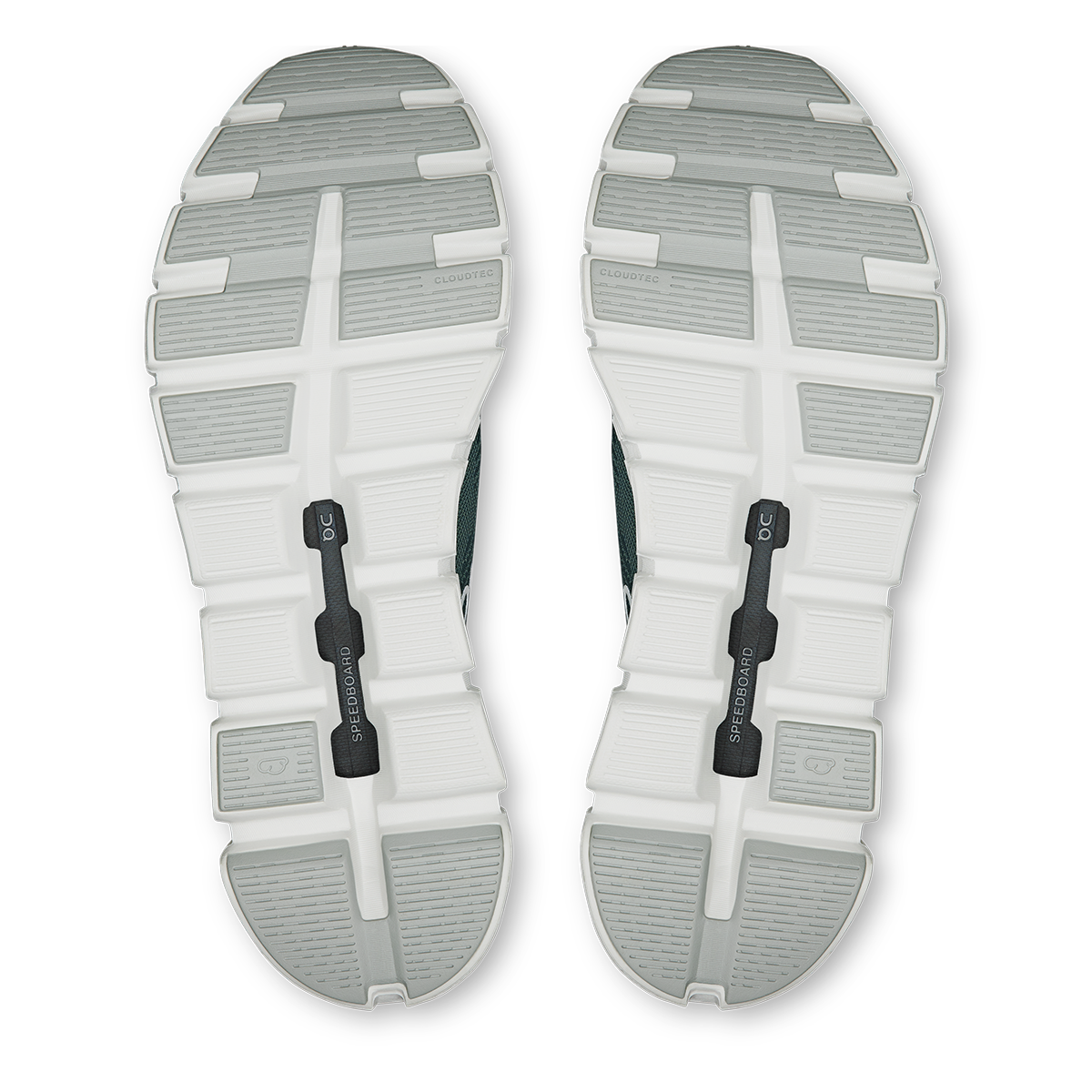 ON Cloud 6 Coast — Black - White — Size D — Width 12.5 — Alternate View 8