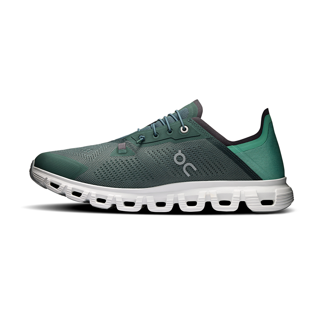 ON Cloud 6 Coast — Black - White — Size D — Width 12.5 — Lifestyle View