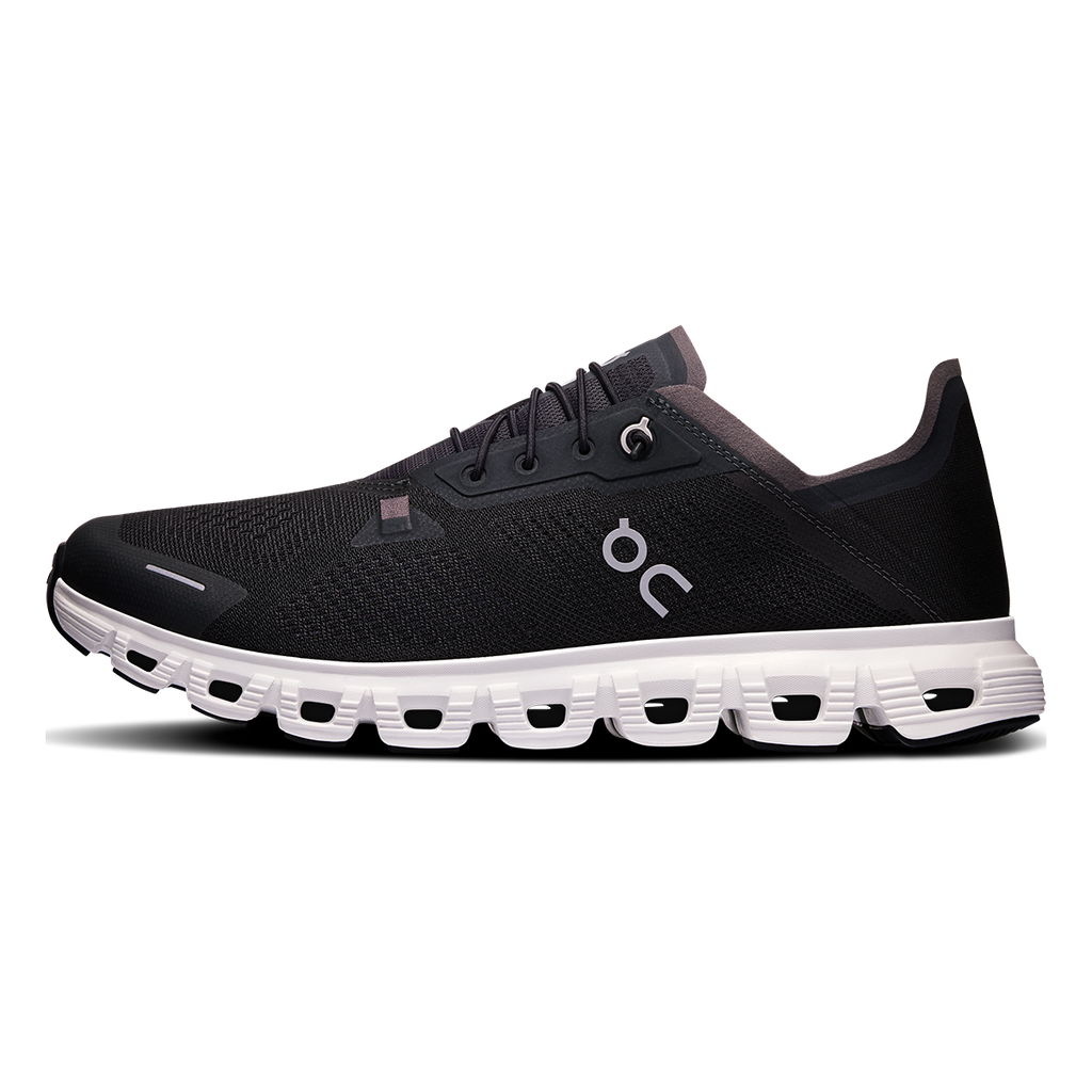 ON Cloud 6 Coast — Black - White — Size D — Width 12.5 — Alternate View 14