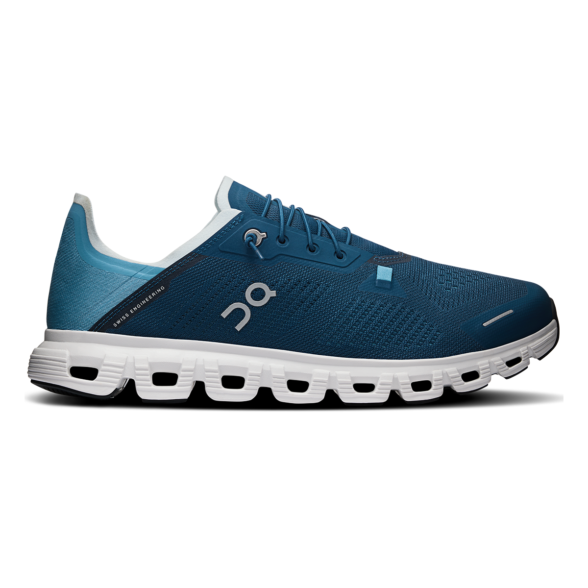 ON Cloud 6 Coast — Black - White — Size D — Width 12.5 — Alternate View 9