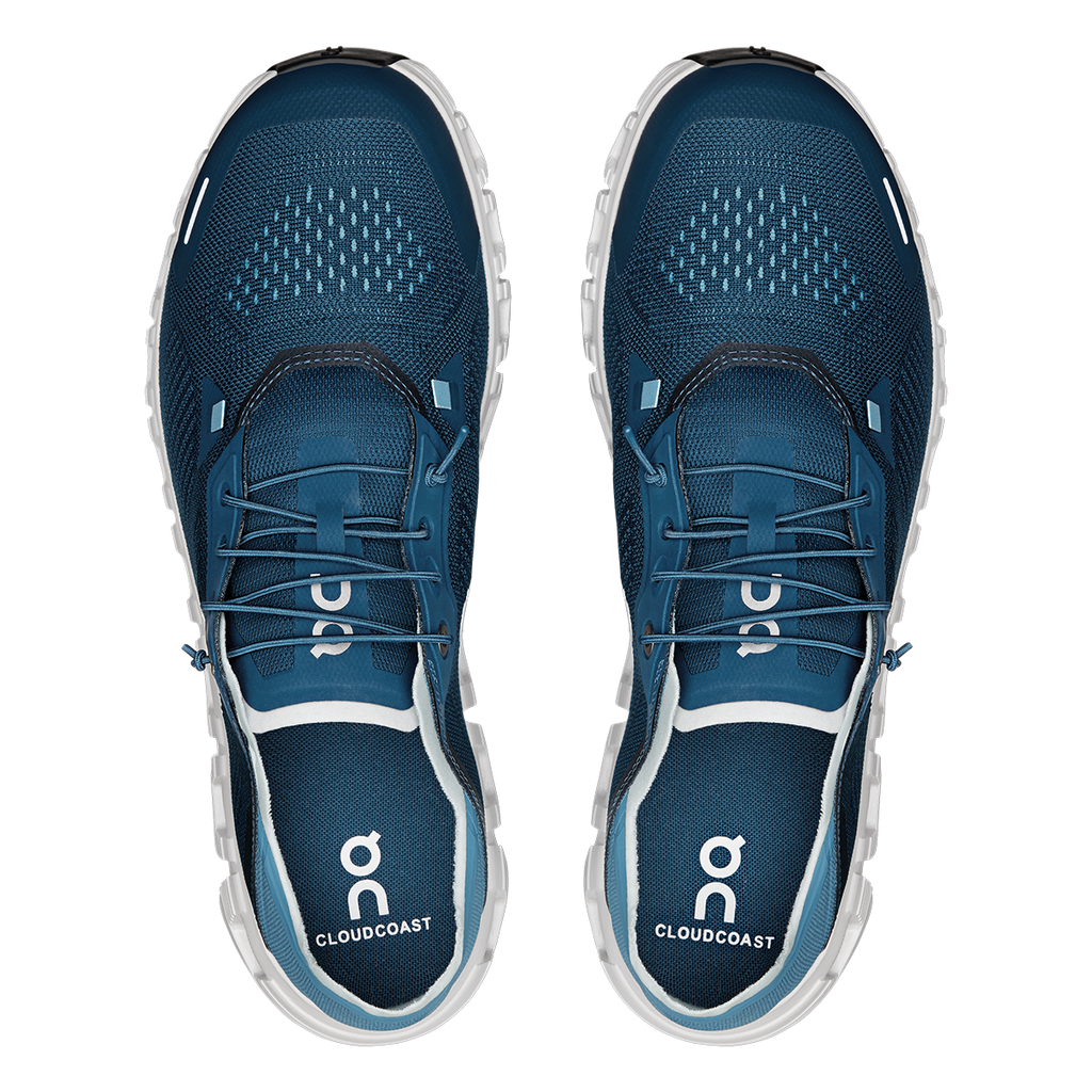 ON Cloud 6 Coast — Black - White — Size D — Width 12.5 — Alternate View 11