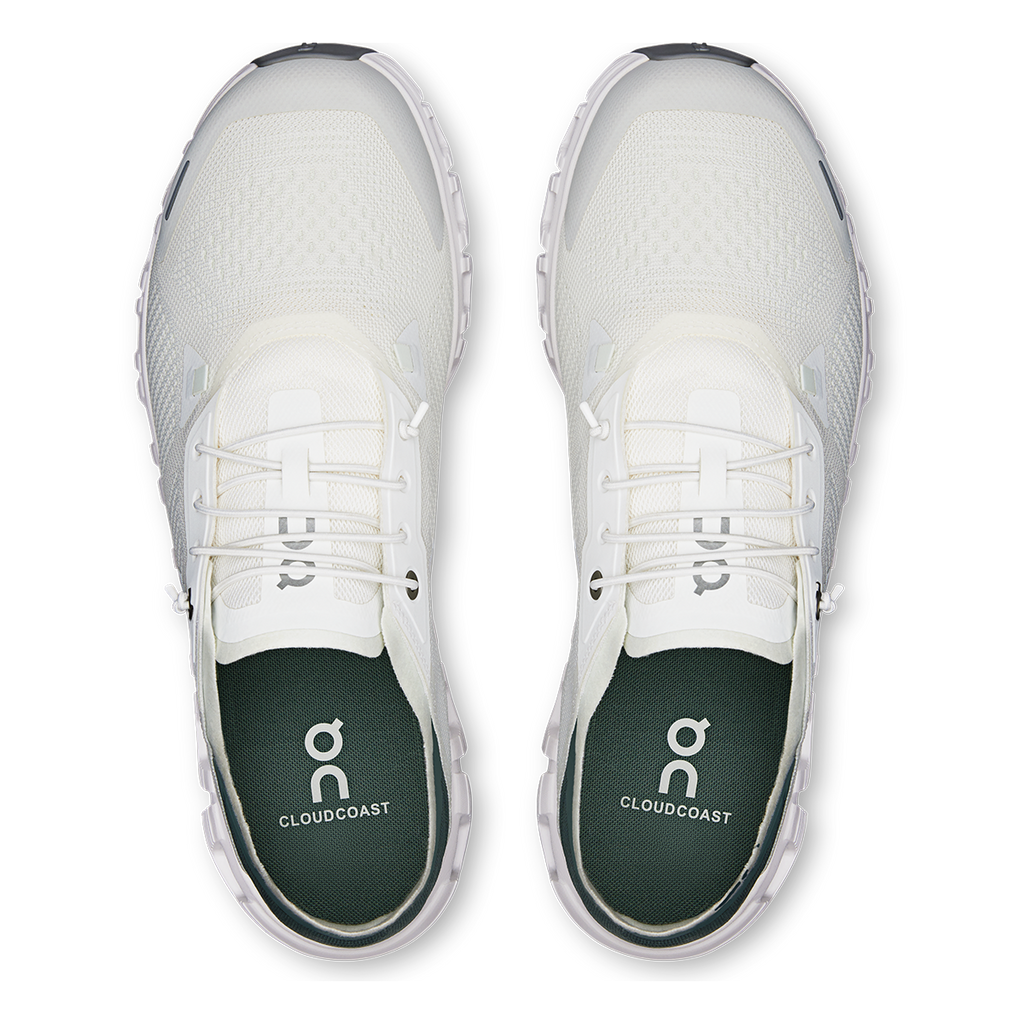 ON Cloud 6 Coast — Black - White — Size D — Width 12.5 — Alternate View 31