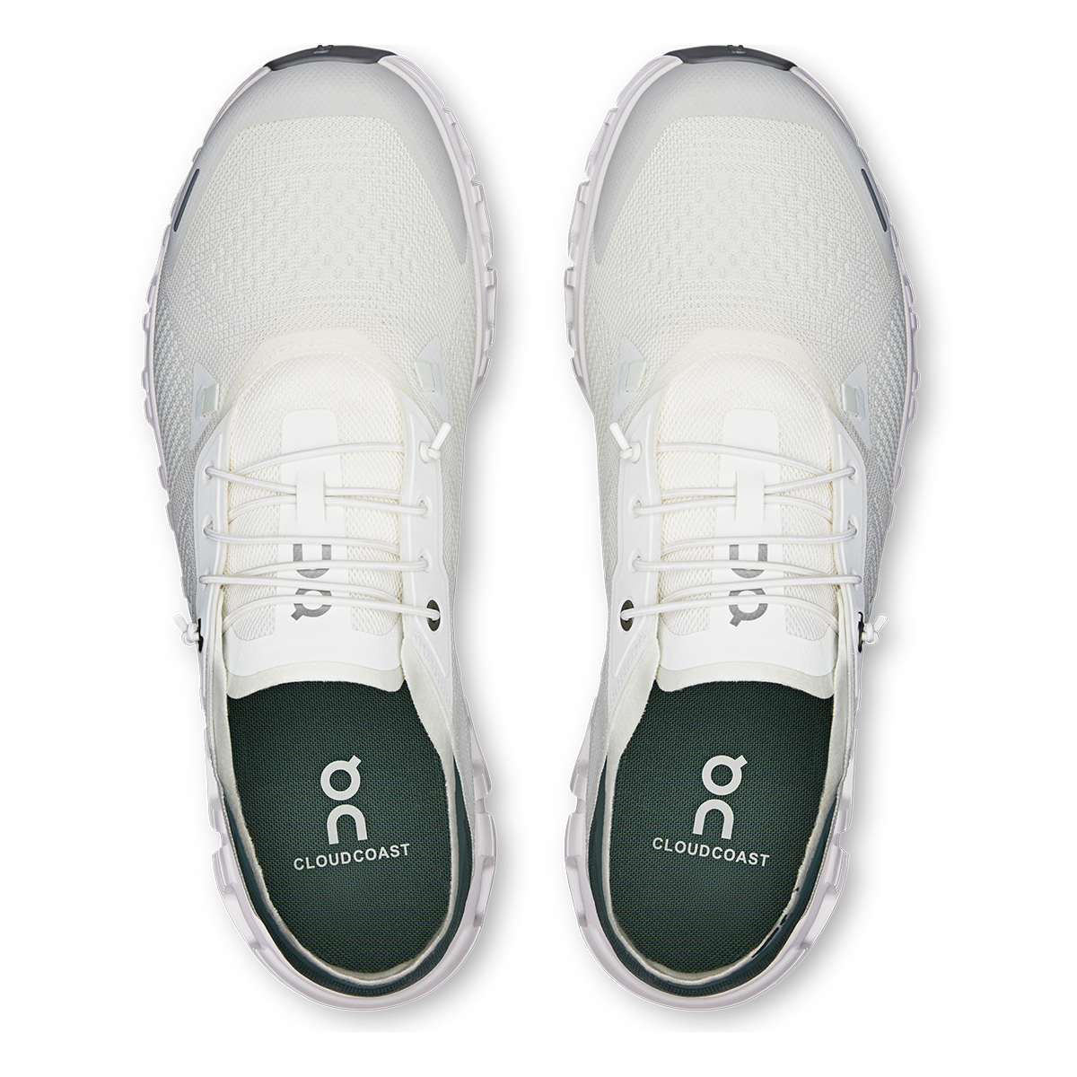 ON Cloud 6 Coast — Black - White — Size D — Width 12.5 — Alternate View 31