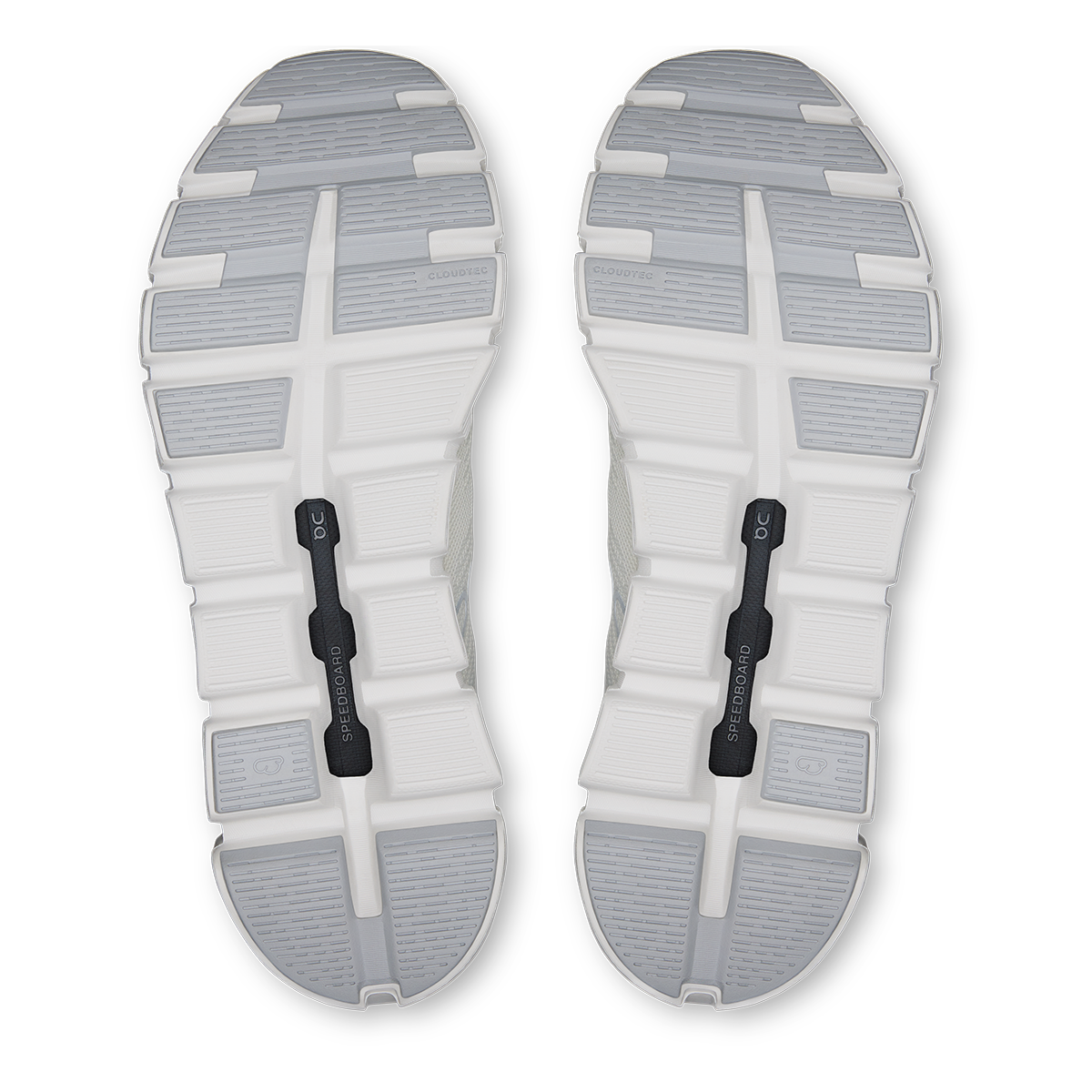 ON Cloud 6 Coast — Black - White — Size D — Width 12.5 — Alternate View 32