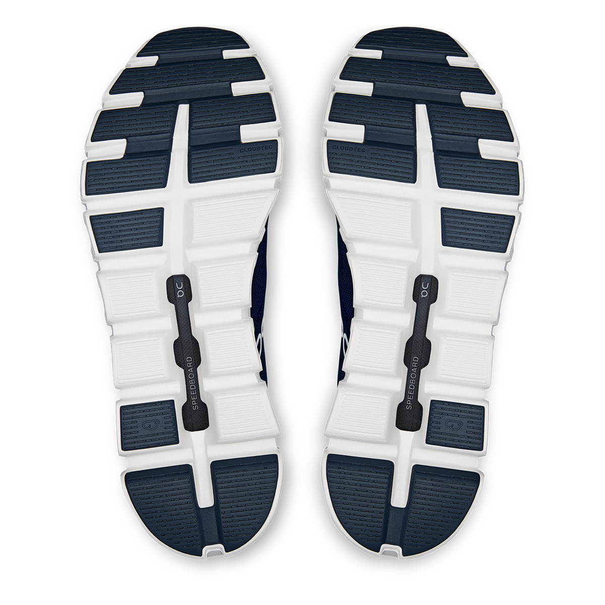 ON Cloud 6 Coast — Black - White — Size D — Width 12.5 — Alternate View 36