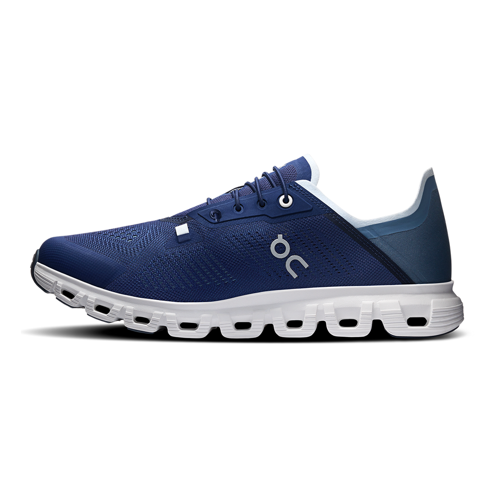 ON Cloud 6 Coast — Black - White — Size D — Width 12.5 — Alternate View 34