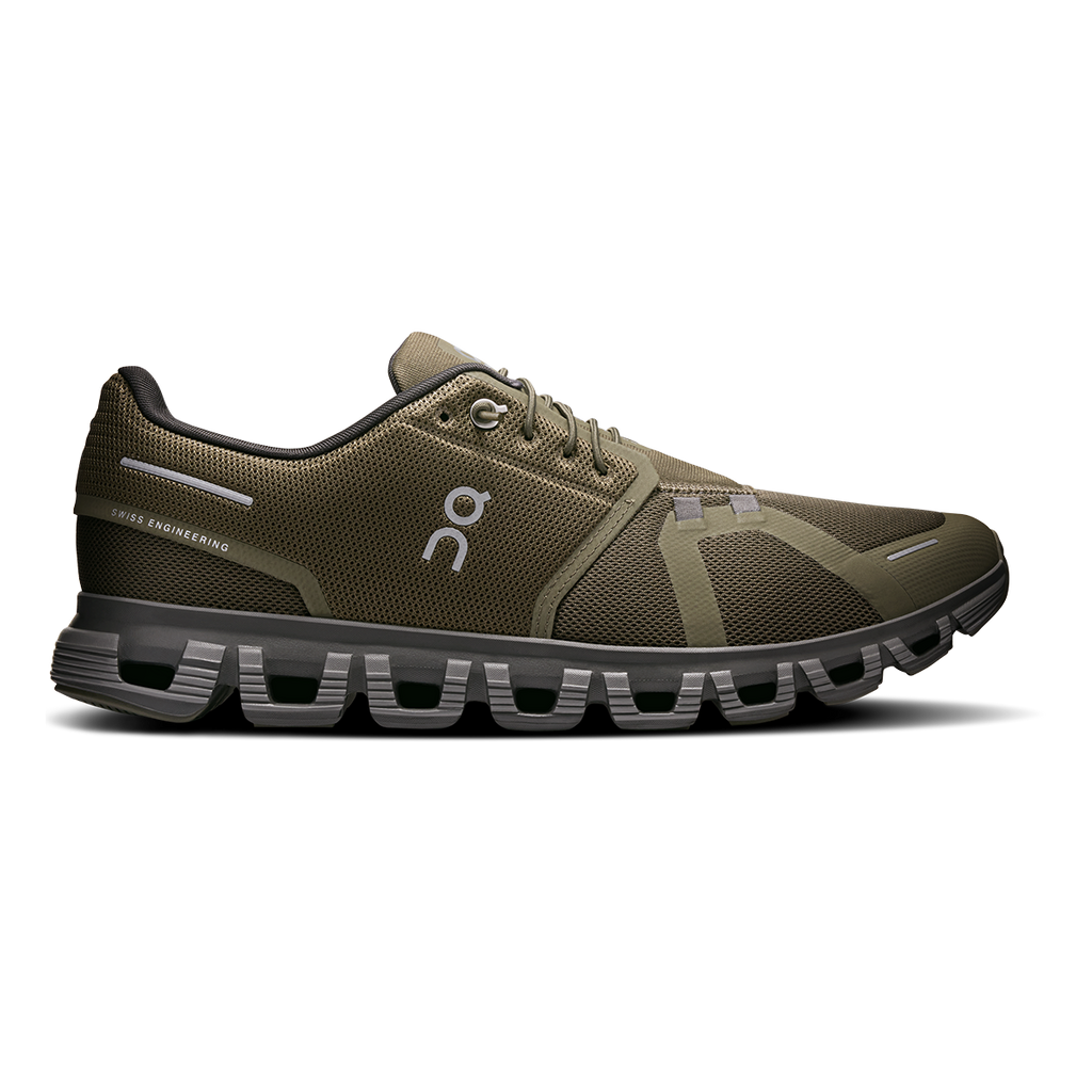 ON Cloud 6 - New Colors — Olive - Eclipse — Size D — Width 13 — Alternate View 17
