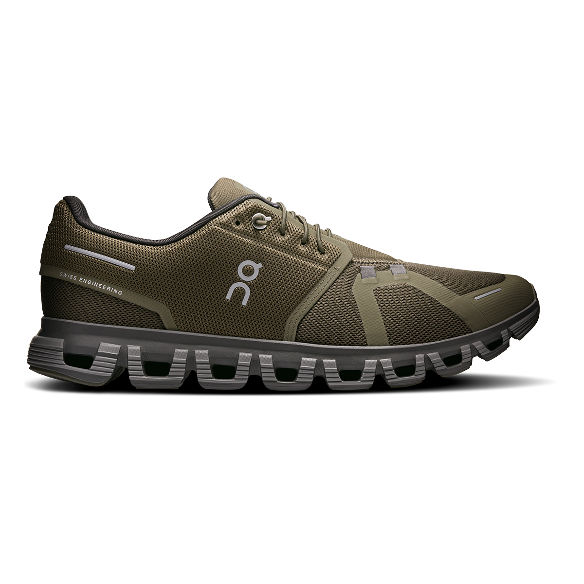 ON Cloud 6 - New Colors — Olive - Eclipse — Size D — Width 13 — Alternate View 17