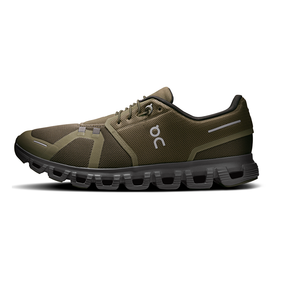 ON Cloud 6 - New Colors — Olive - Eclipse — Size D — Width 13 — Alternate View 18