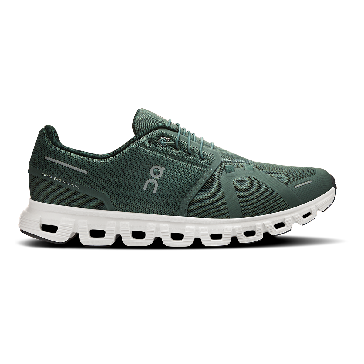 ON Cloud 6 - New Colors — Olive - Eclipse — Size D — Width 13 — Alternate View 21