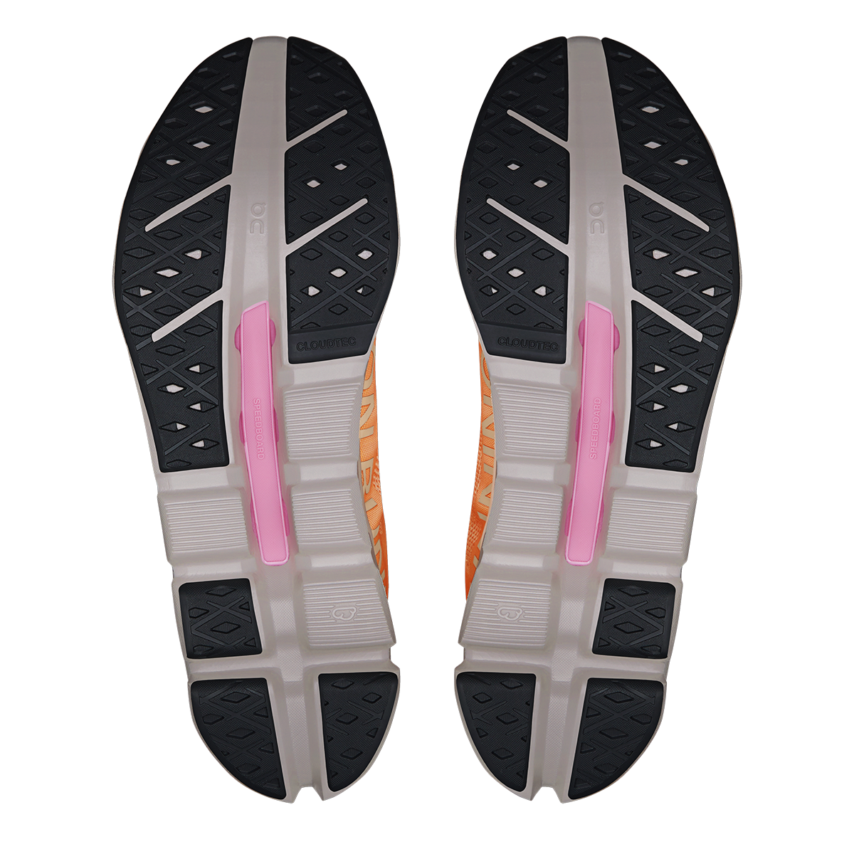 ON Cloudflow V5 — White - Lime — Size D — Width 8 — Alternate View 20