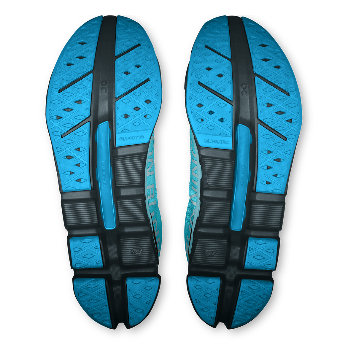 ON Cloudflow V5 — White - Lime — Size D — Width 8 — Alternate View 9