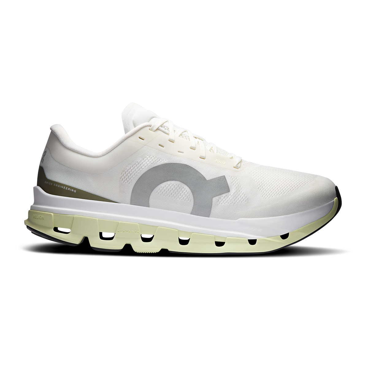 ON Cloudflow V5 — White - Lime — Size D — Width 8 — Alternate View 21
