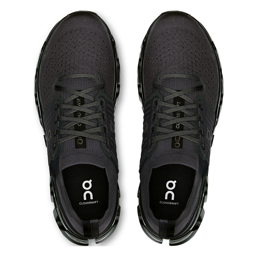 ON Cloudswift V4 — Black - Eclipse — Size D — Width 7 — Alternate View 23
