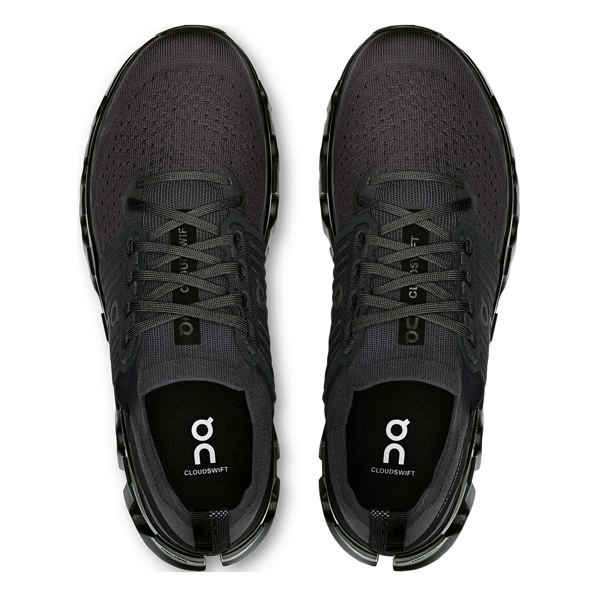 ON Cloudswift V4 — Black - Eclipse — Size D — Width 7 — Alternate View 23