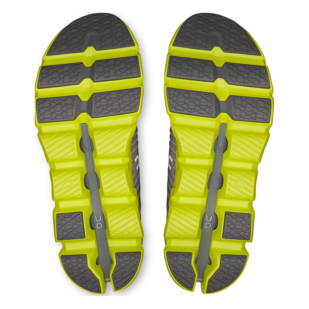 ON Cloudswift V4 — Black - Eclipse — Size D — Width 7 — Top View