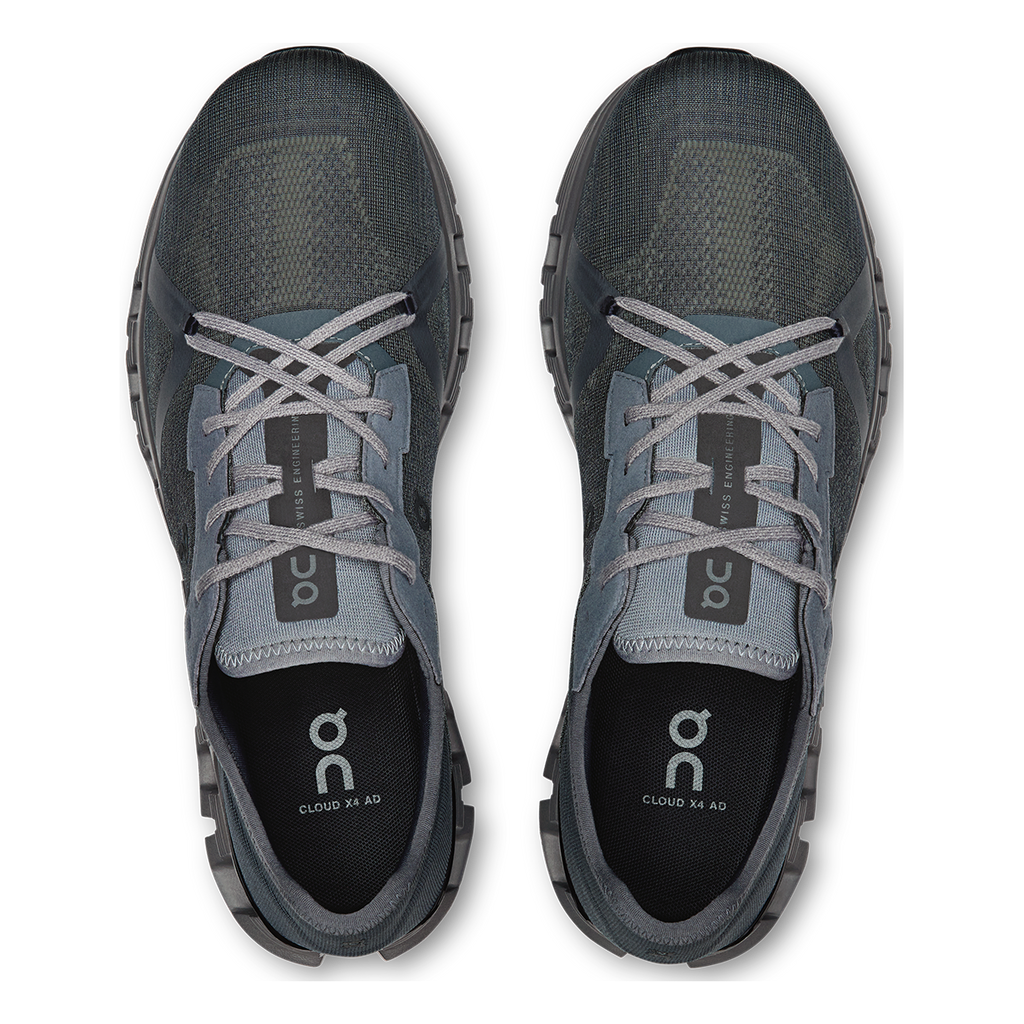 ON Cloud X V4 AD — Black - Asphalt — Size D — Width 9 — Alternate View 11