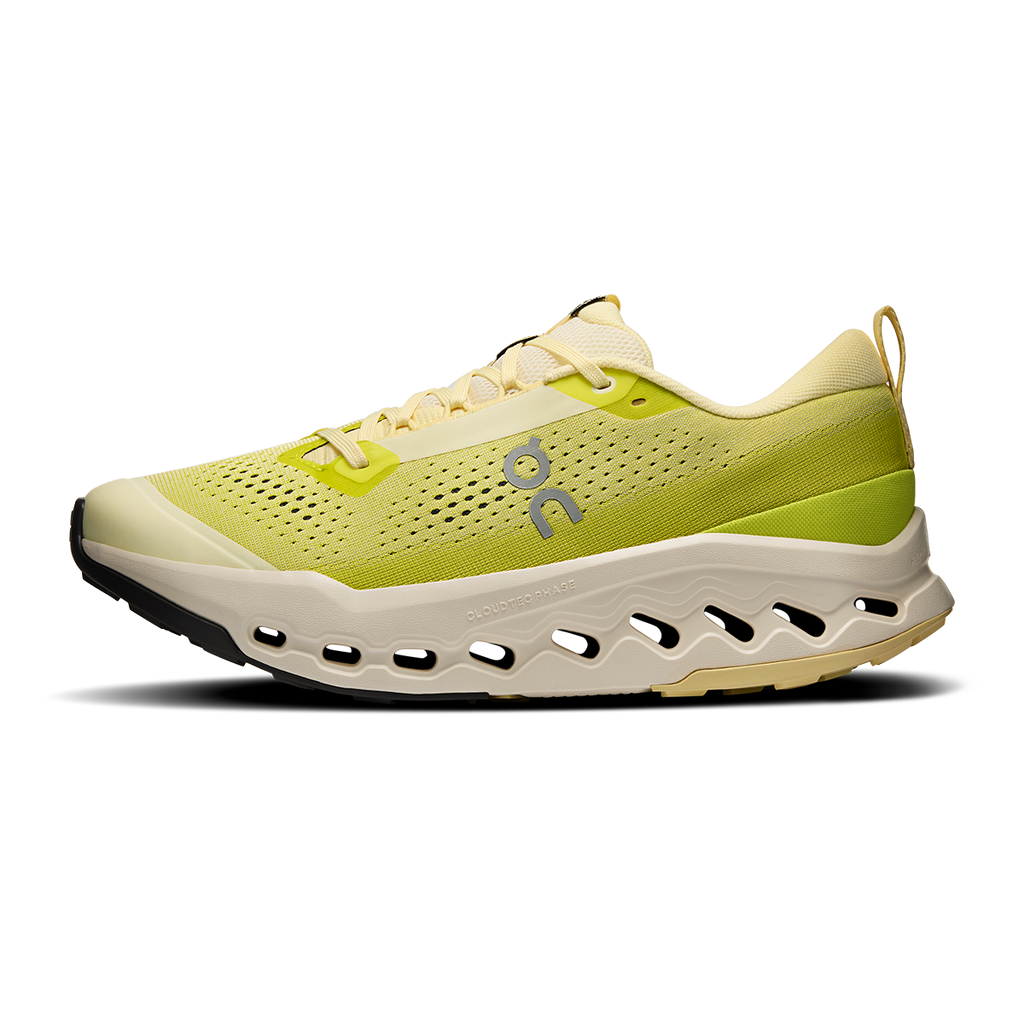 ON Cloudsurfer Trail 2 — Chalk - Ghost — Size D — Width 7 — Side View
