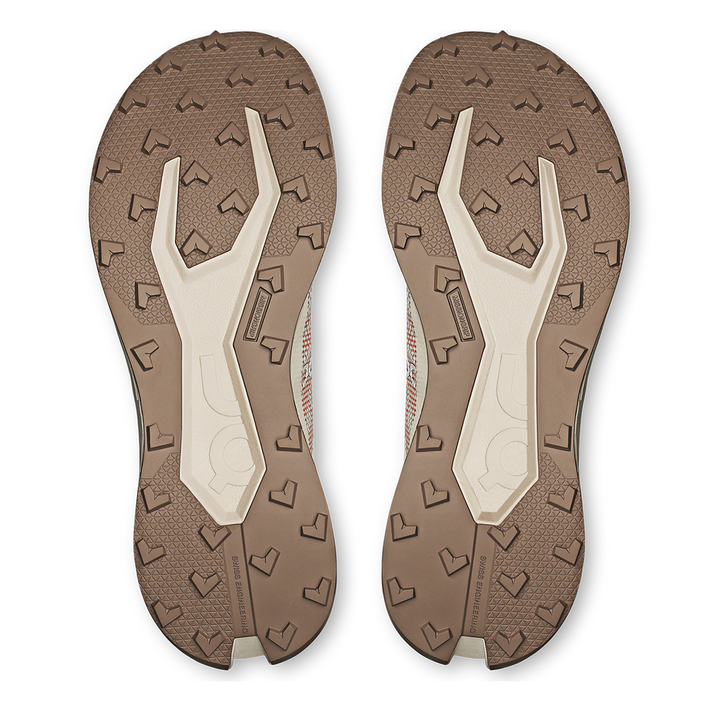 ON Cloudultra V3 — Cinder - Pearl — Size D — Width 9.5 — Top View
