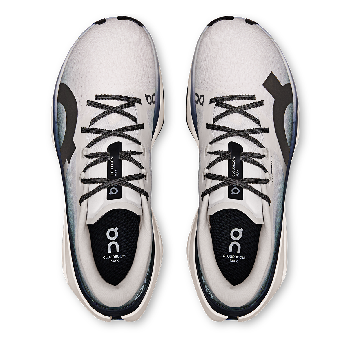 ON Cloudboom Max — White - Black — Size D — Width 13 — Alternate View 15