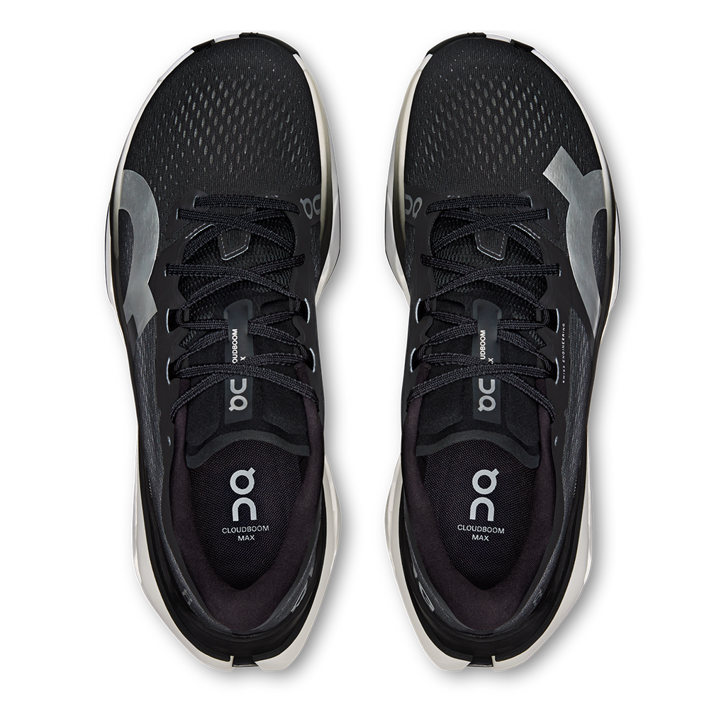 ON Cloudboom Max — White - Black — Size D — Width 13 — Alternate View 23
