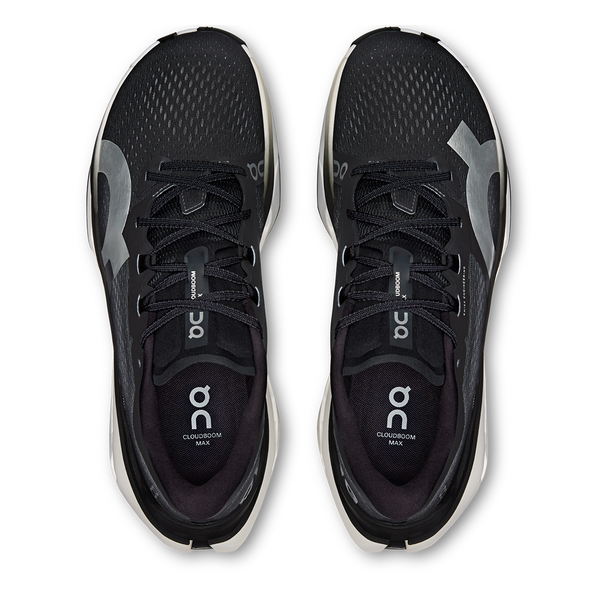 ON Cloudboom Max — White - Black — Size D — Width 13 — Alternate View 23