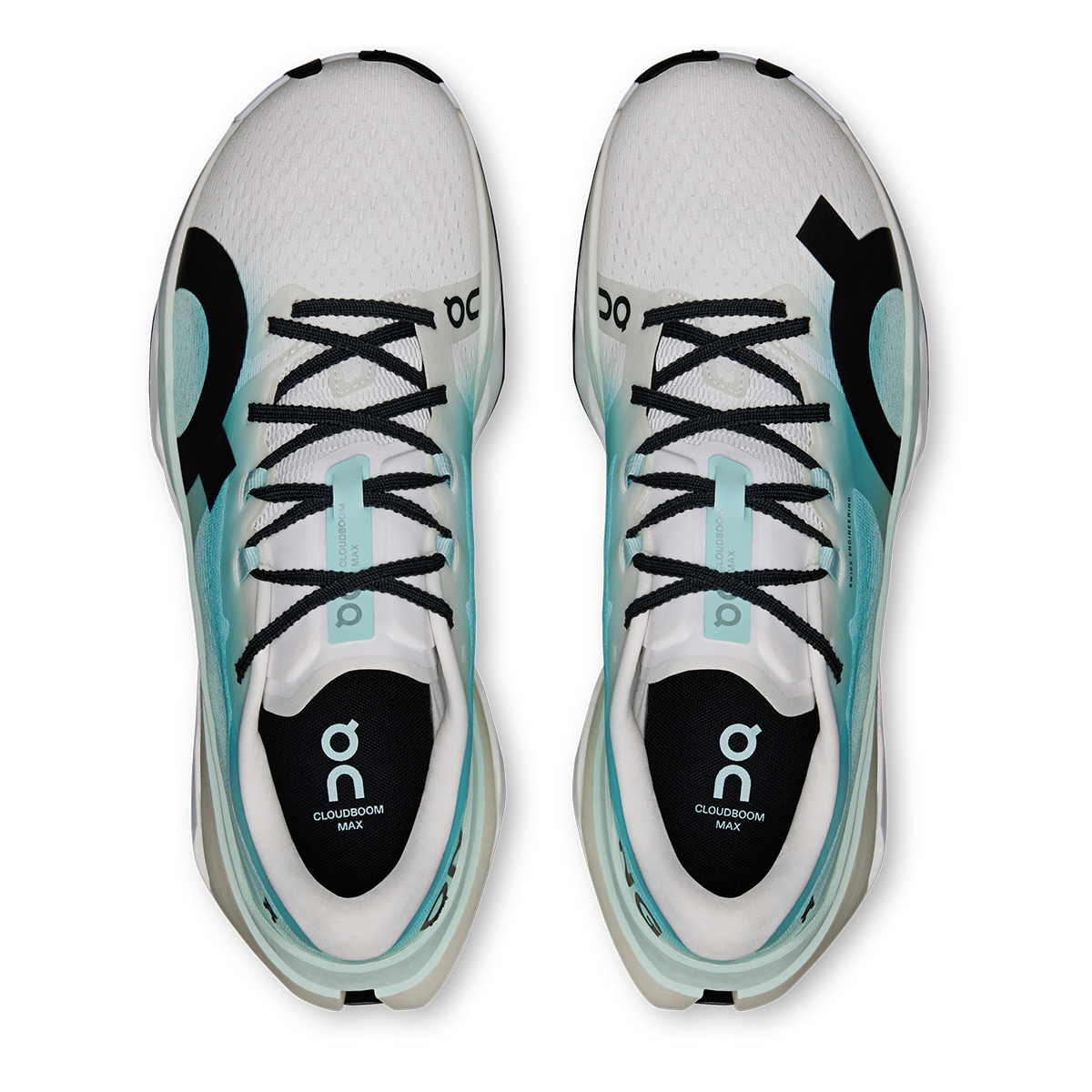 ON Cloudboom Max — White - Black — Size D — Width 13 — Alternate View 19