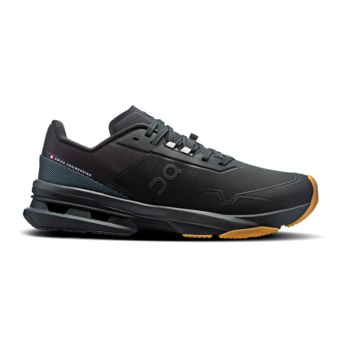 ON Cloudpulse Pro — Black - Rock — Size D — Width 13 — Detail View