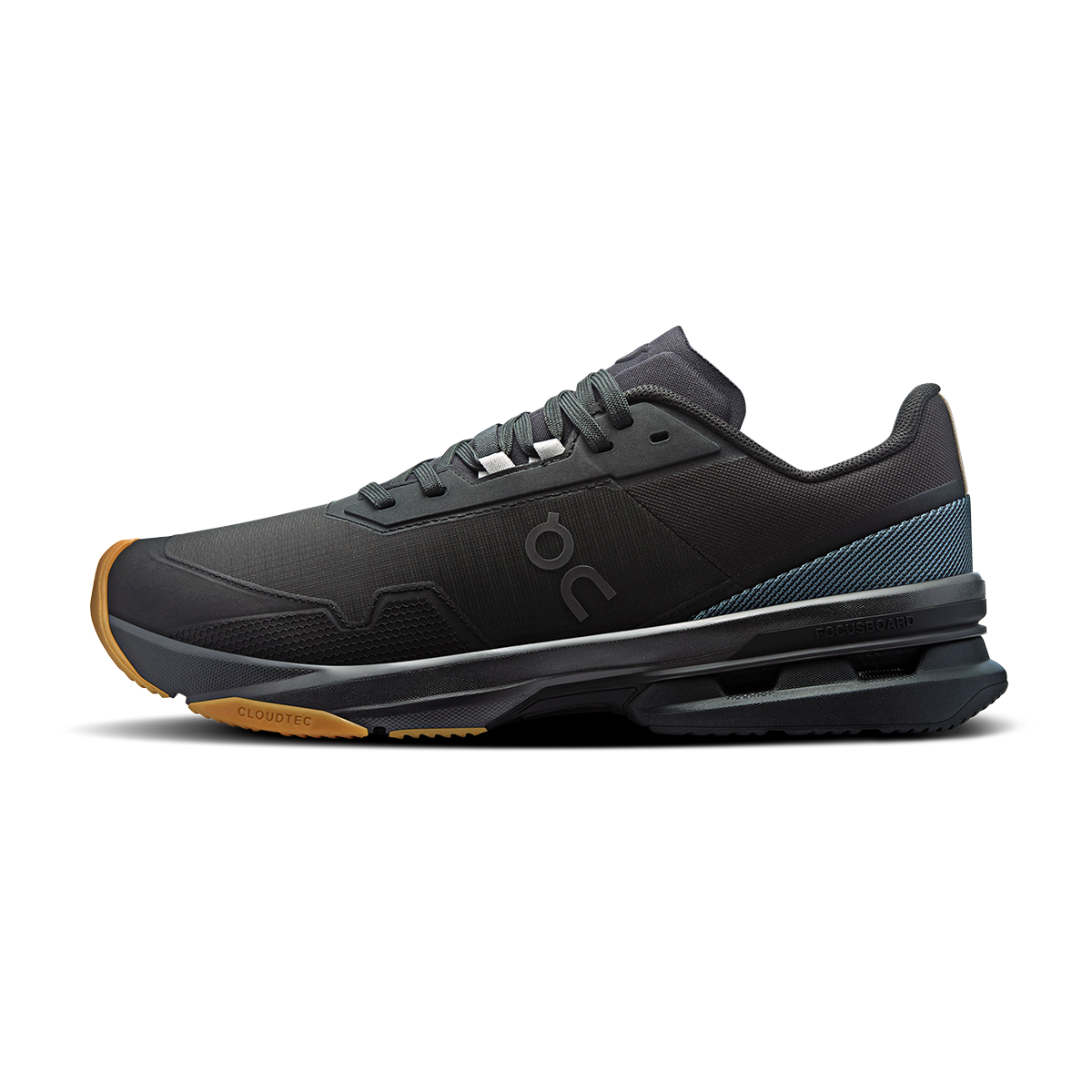 ON Cloudpulse Pro — Black - Rock — Size D — Width 13 — Lifestyle View