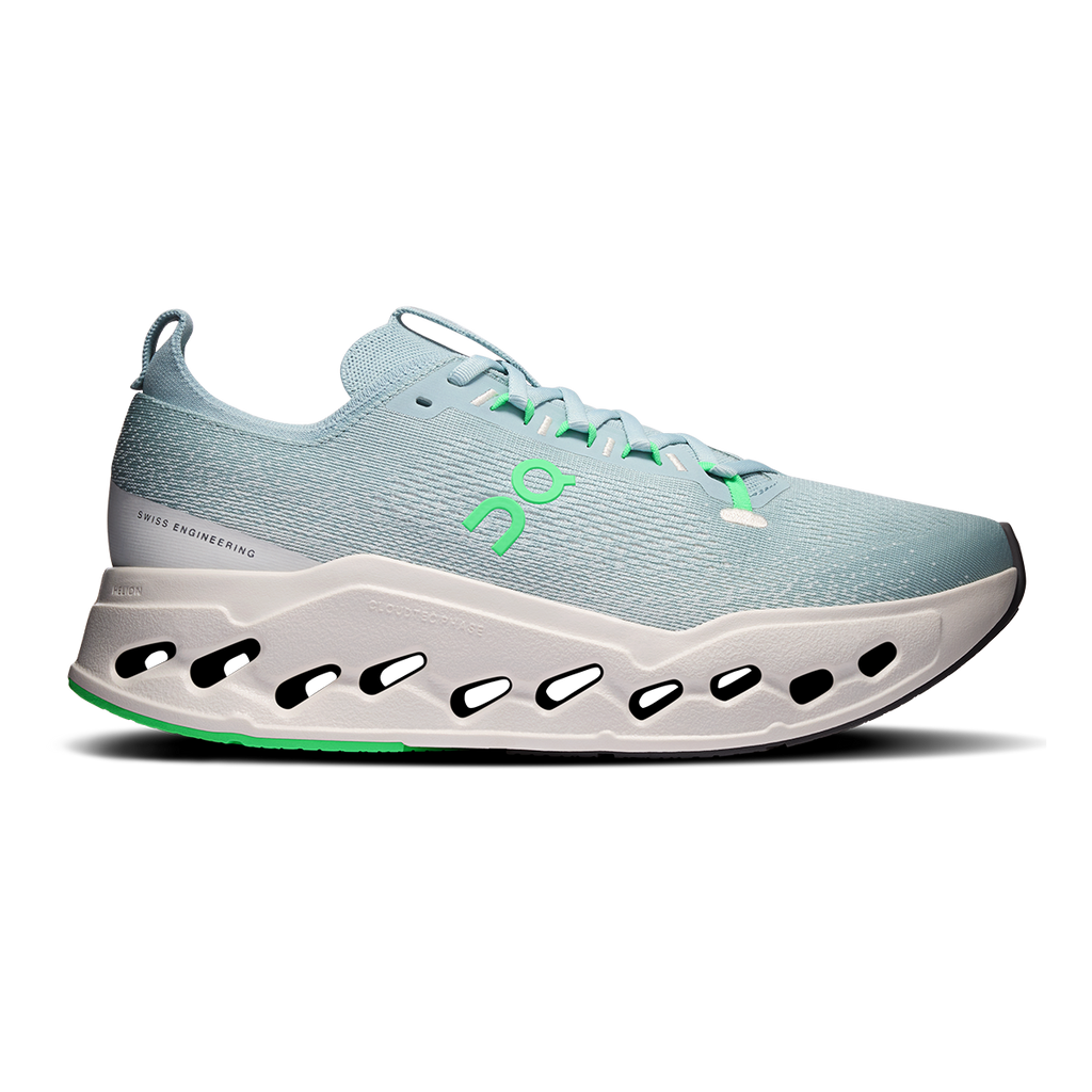 ON Cloudsurfer Max — Black - Eclipse — Size D — Width 9 — Front View