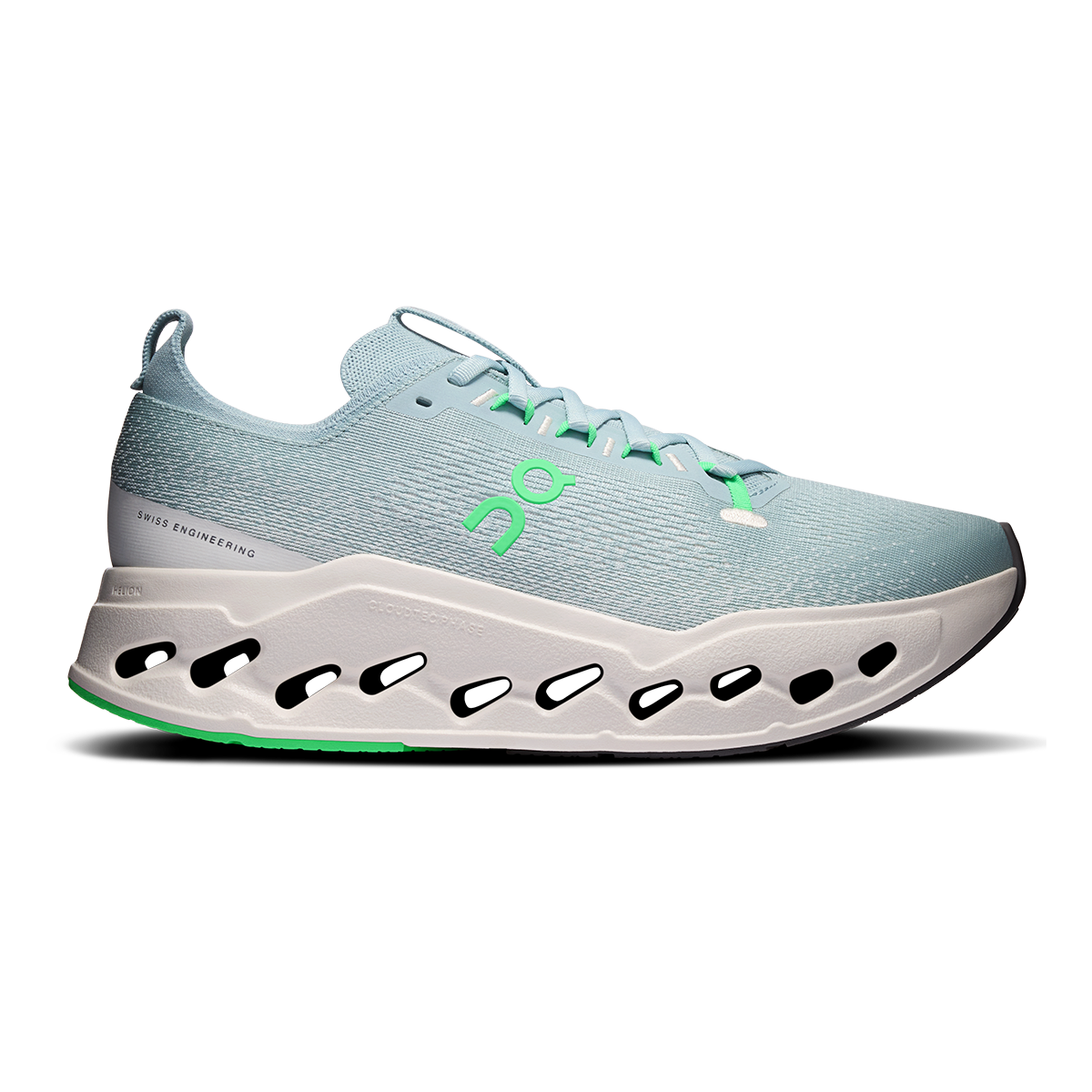 ON Cloudsurfer Max — Black - Eclipse — Size D — Width 9 — Front View
