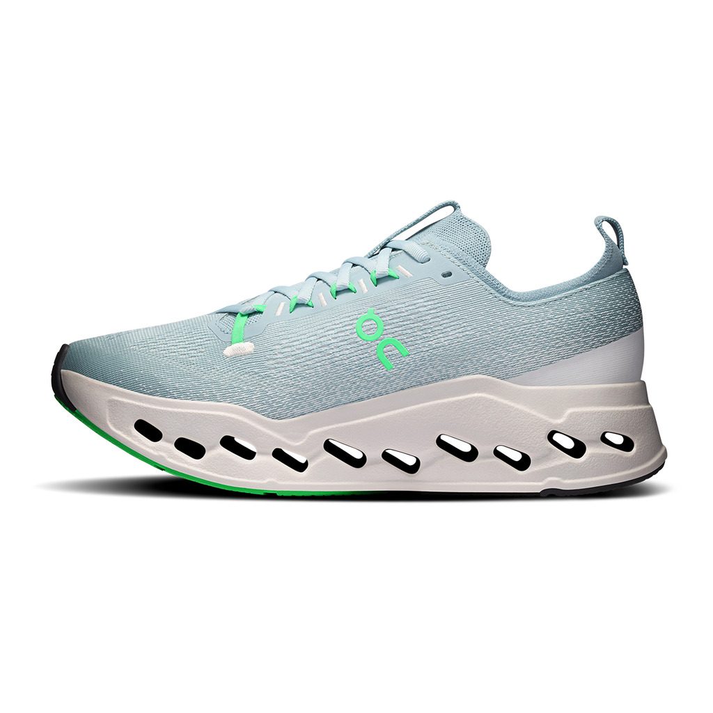 ON Cloudsurfer Max — Black - Eclipse — Size D — Width 9 — Side View