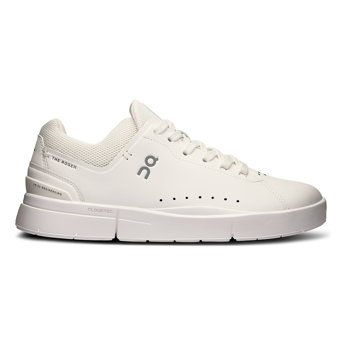 ON The Roger Advantage — All White — Size D — Width 14 — Front View