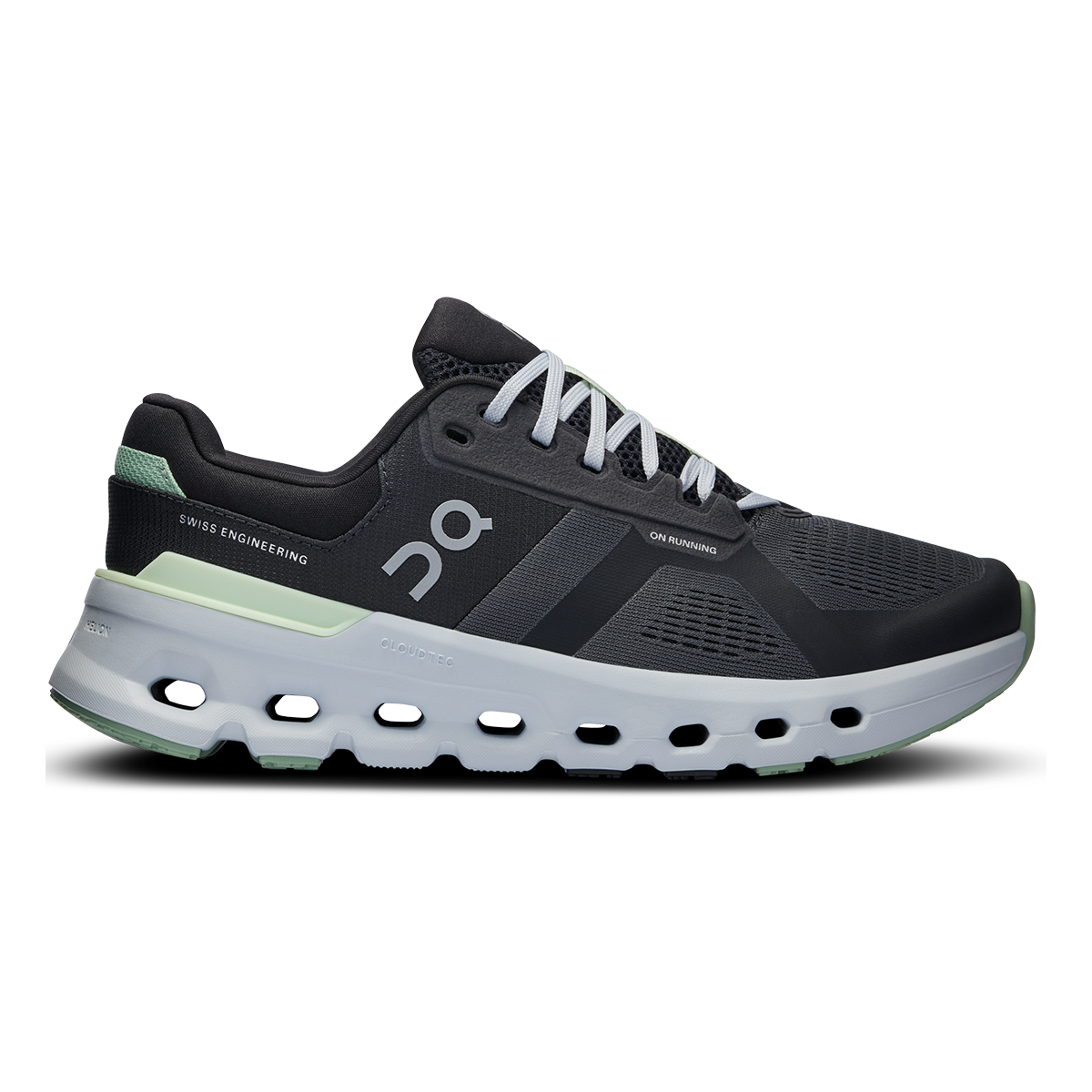 ON Cloudrunner 2 — Undyed - Green — Size D — Width 6 — Detail View
