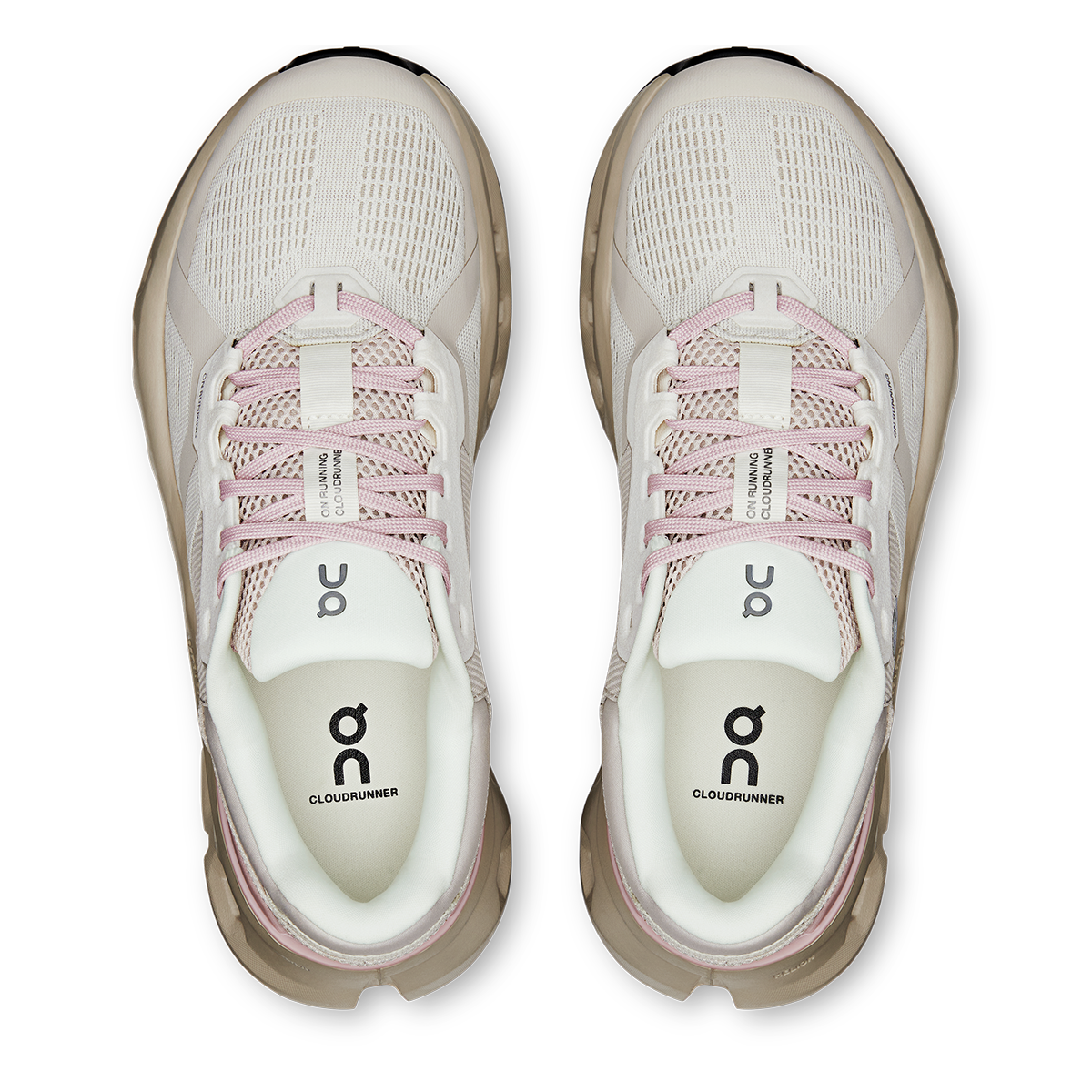 ON Cloudrunner 2 — Undyed - Green — Size D — Width 6 — Back View