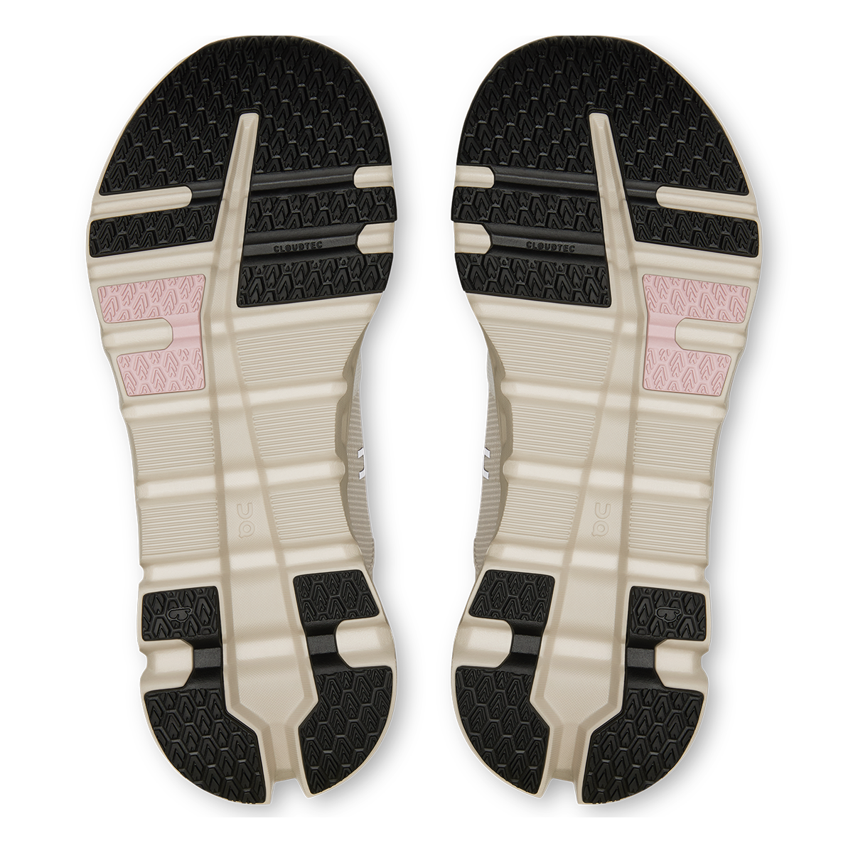 ON Cloudrunner 2 — Silver - Mauve — Size B — Width 6.5 — Top View