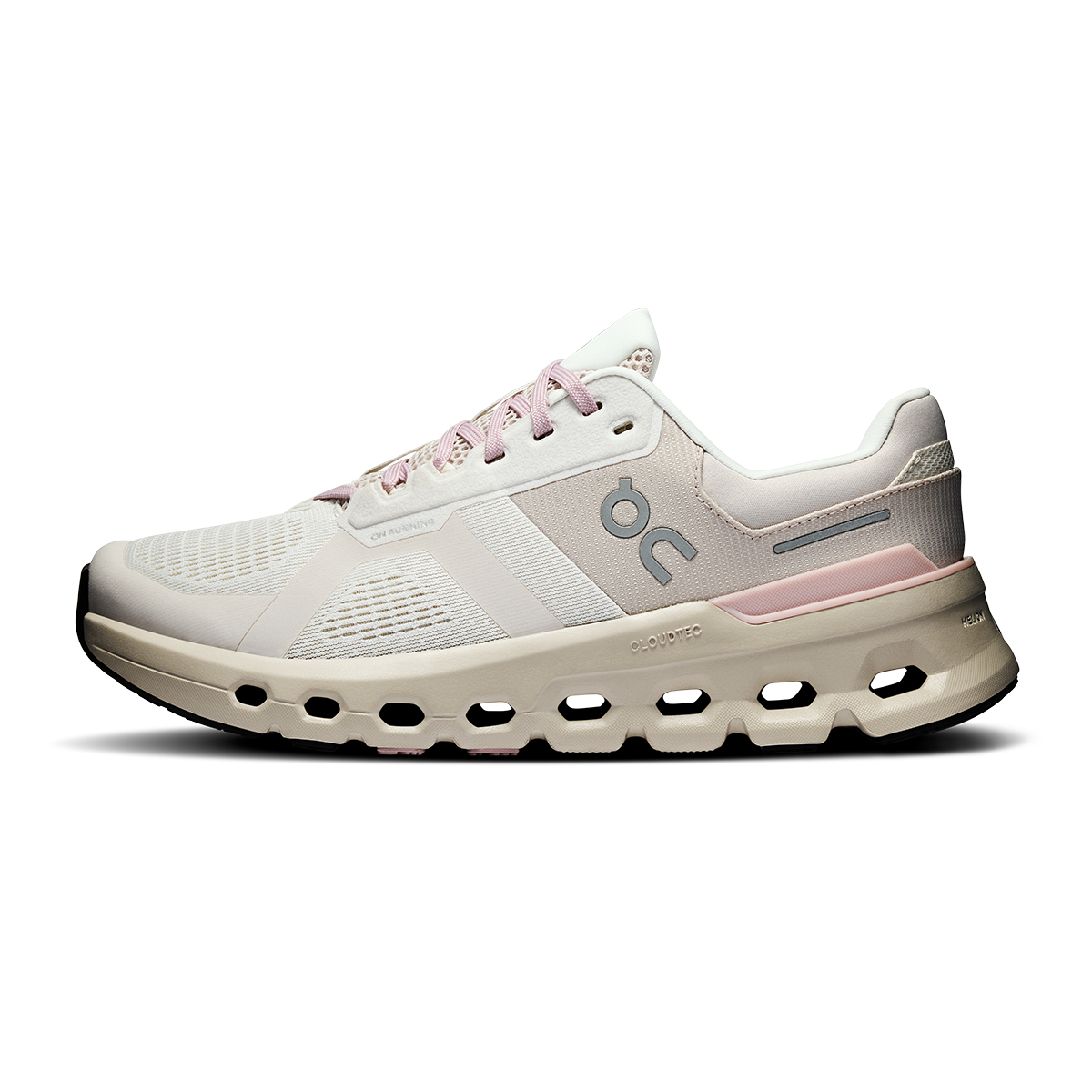 ON Cloudrunner 2 — Undyed - Green — Size D — Width 6 — Side View
