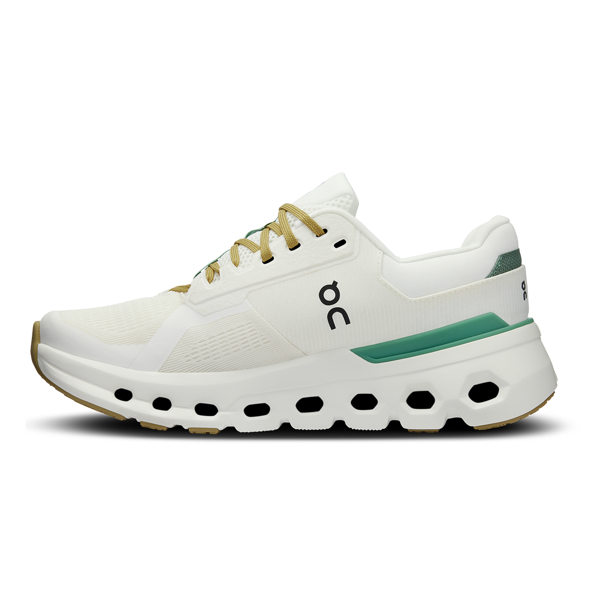 ON Cloudrunner 2 — Undyed - Green — Size 2E — Width 8 — Side View