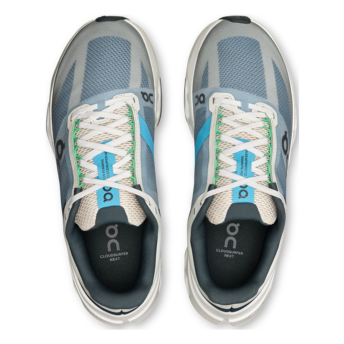 ON Cloudsurfer Next — Glacier - White — Size B — Width 10 — Lifestyle View
