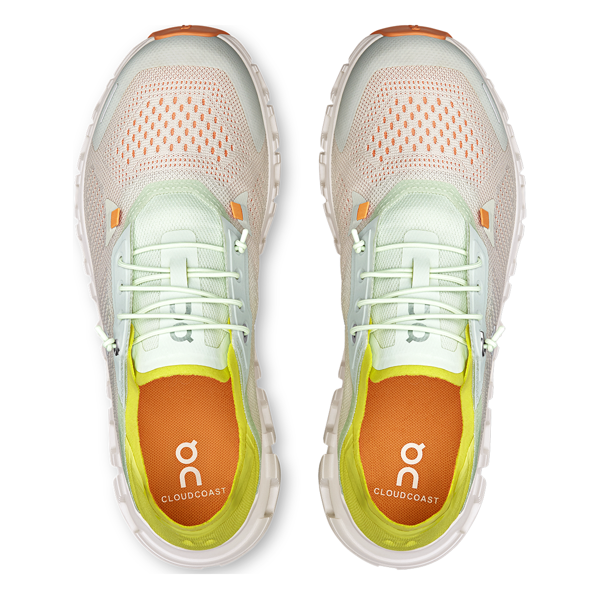 ON Cloud 6 Coast — Black - White — Size D — Width 12.5 — Alternate View 23