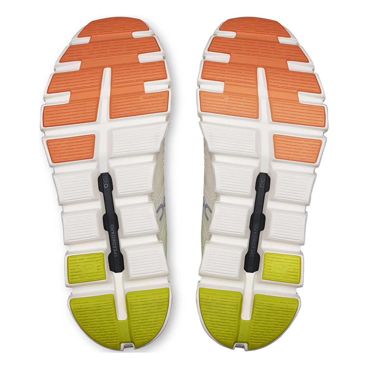 ON Cloud 6 Coast — Black - White — Size D — Width 12.5 — Alternate View 24