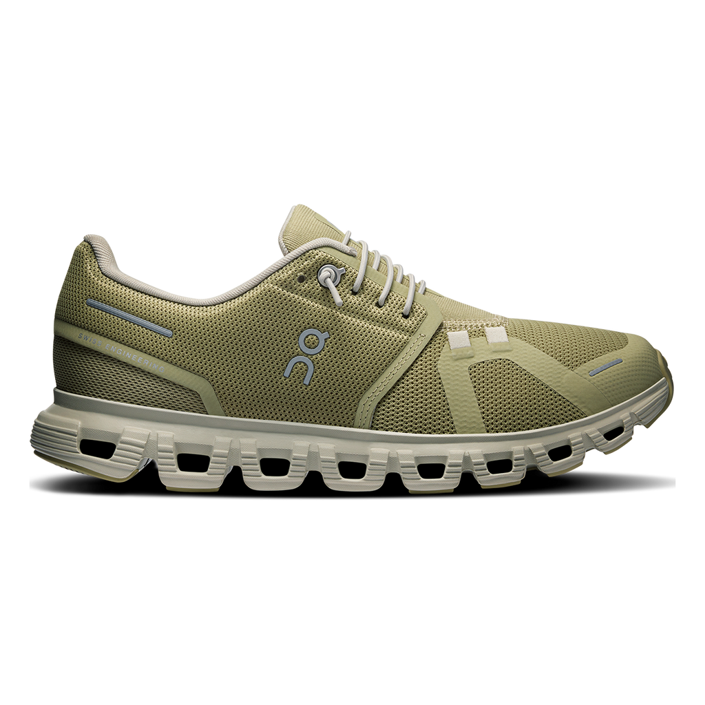 ON Cloud 6 — Glacier - White — Size B — Width 5 — Front View