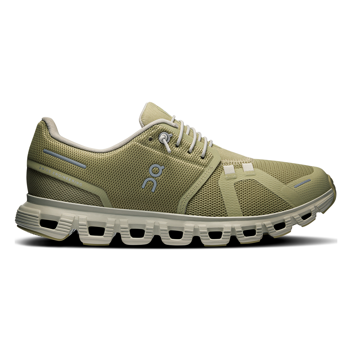 ON Cloud 6 — Glacier - White — Size B — Width 5 — Front View