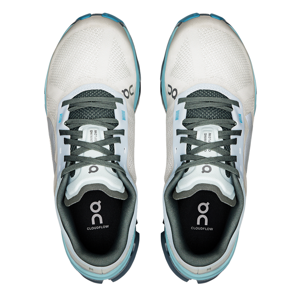 ON Cloudflow V5 — Fog - Eclipse — Size B — Width 5 — Back View